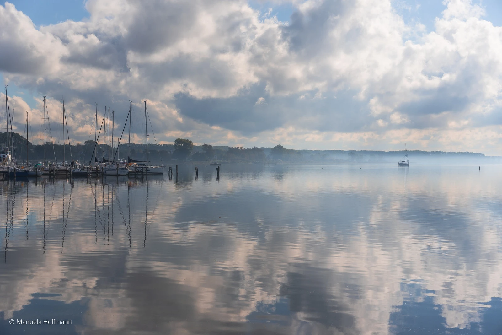 Blick auf den Bodden