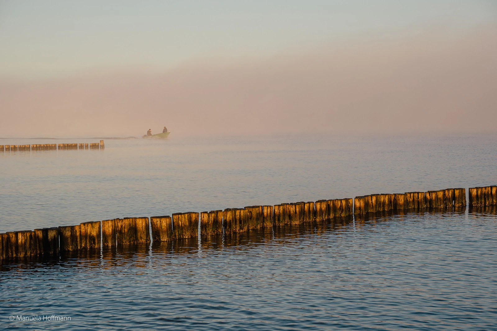 Blick auf die Ostsee im Nebel