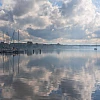 Blick auf den Bodden