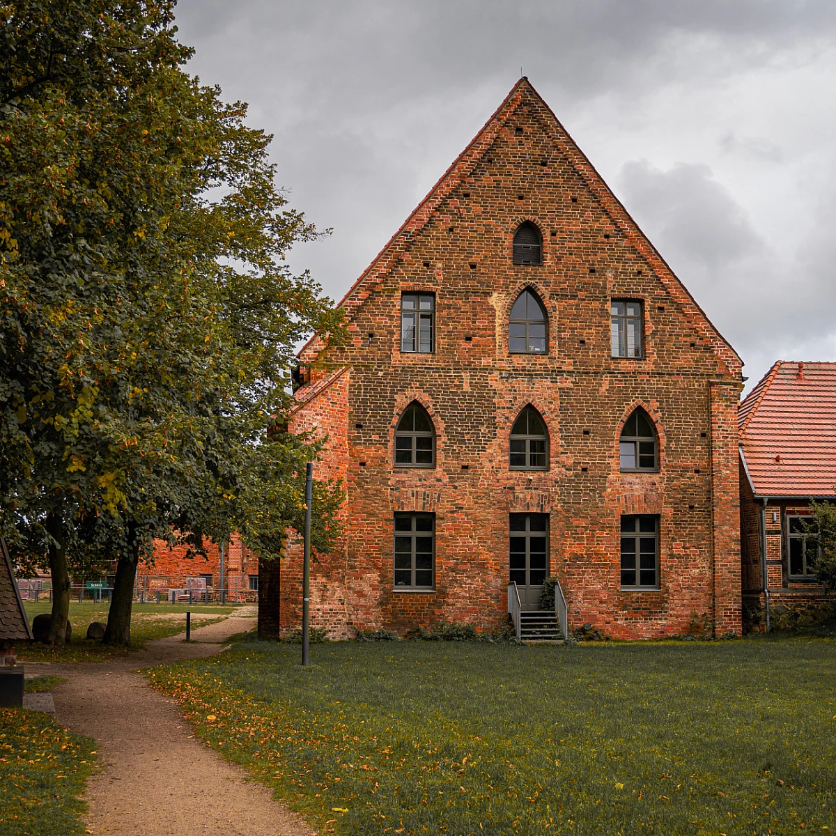 Blick auf den Klosterbau