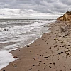 Blick auf das stürmische Meer