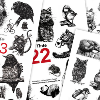 Eine Collage mehrerer Kalenderblätter